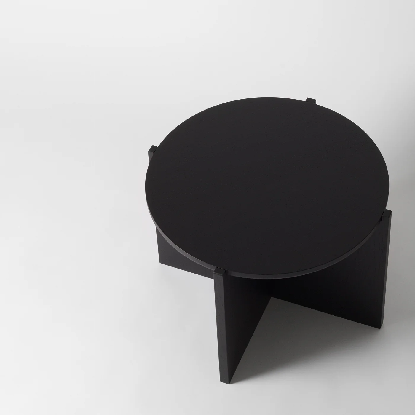 Fika Round Black Coffee Table - Image 3