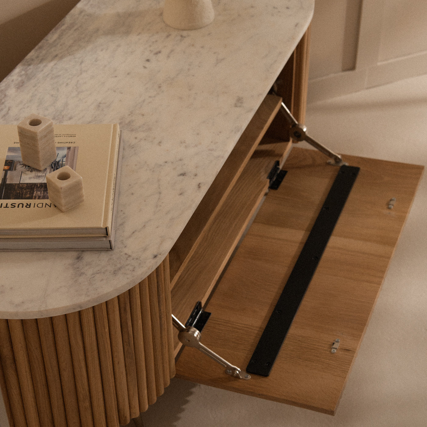 Gunhild Oak Corner Media Unit - Image 2