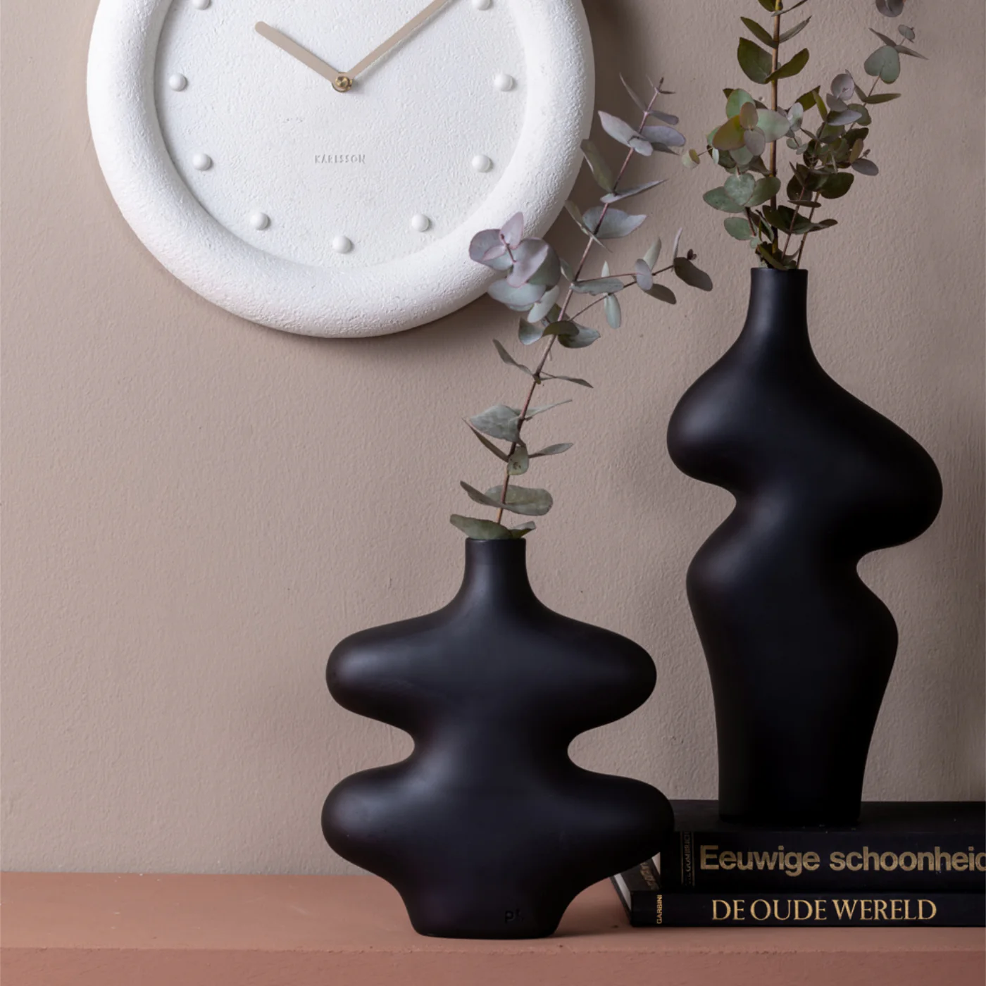Jorne Black Wonky Vase - Image 2
