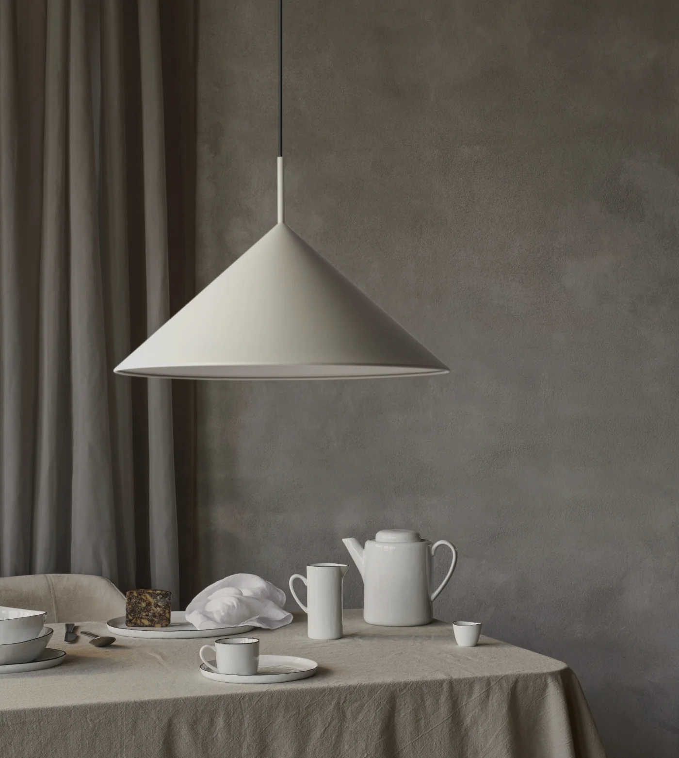 Épée Grey Cone Pendant Light - Image 2