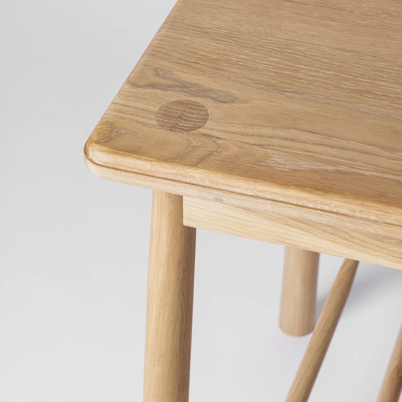 Lena Oak Bedside Table - Image 5