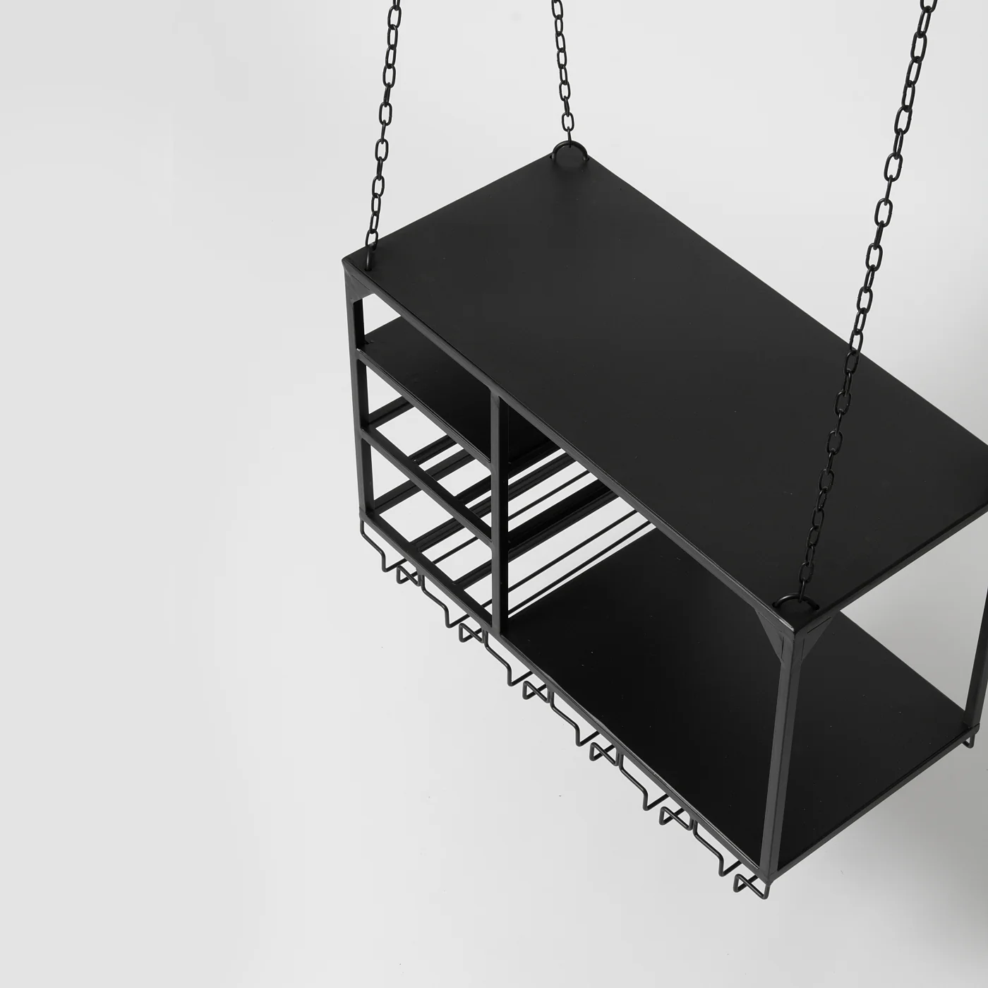 Melli Black Hanging Shelves - Image 5