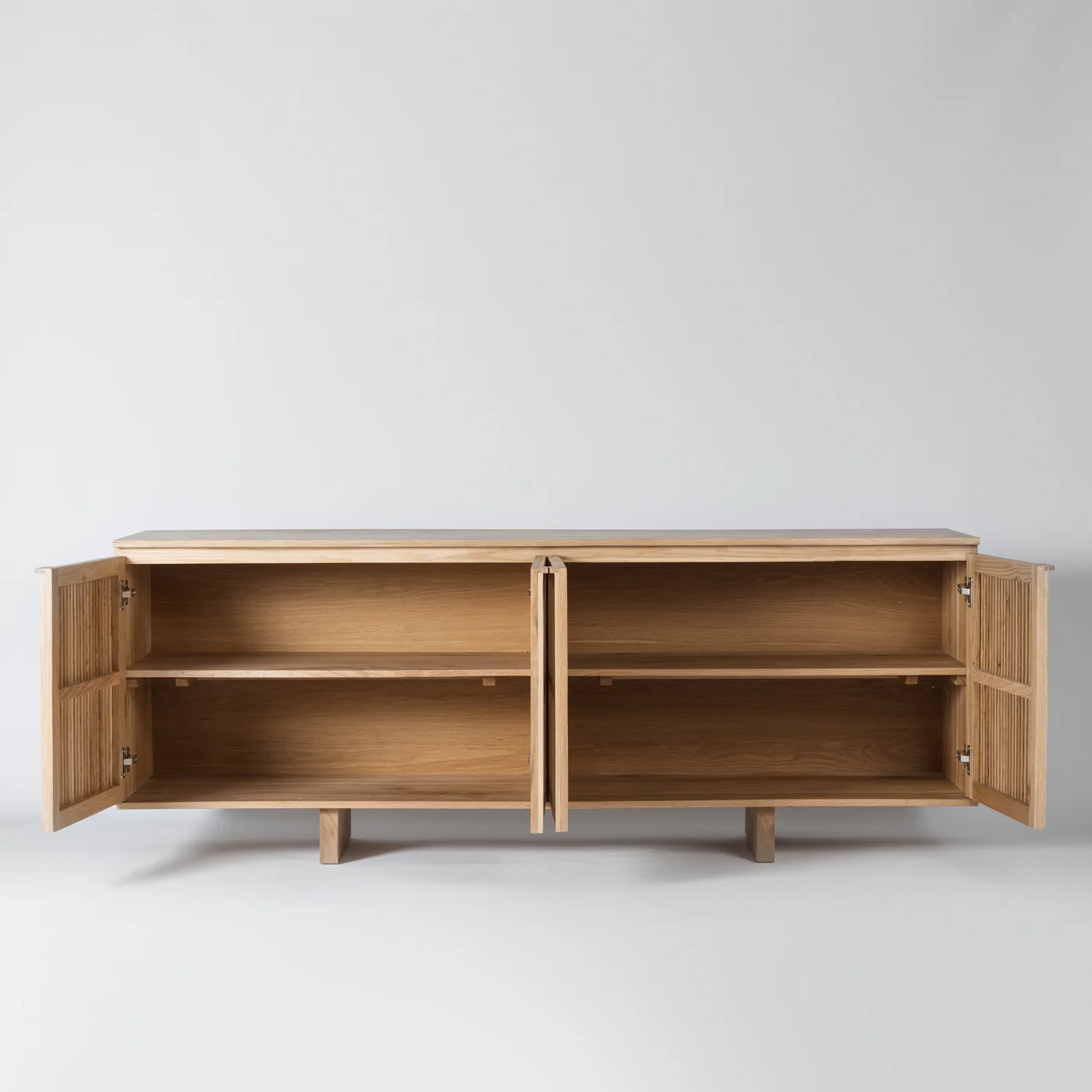 Palea Oak Slatted Sideboard - Image 4