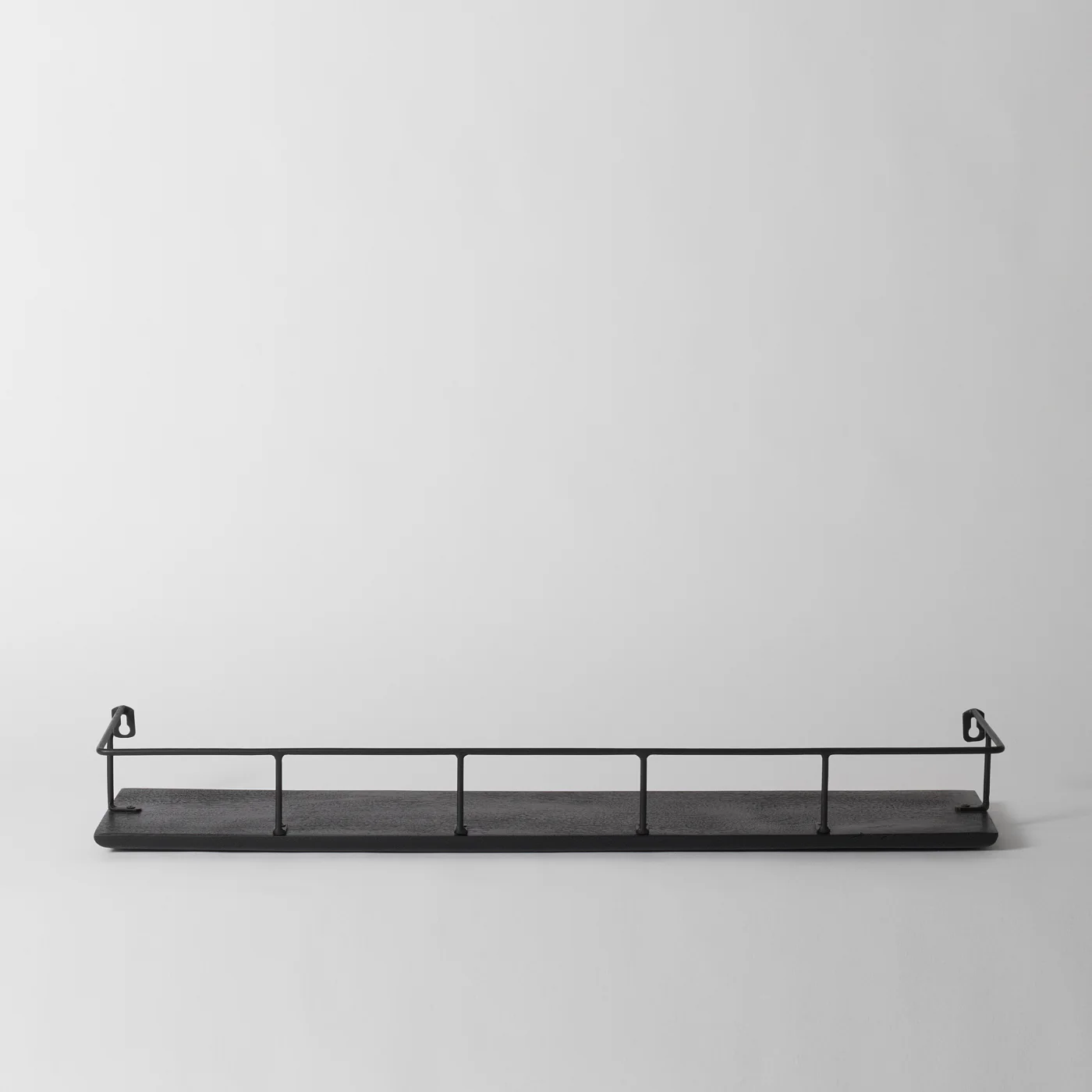 Sigurd Black Wooden Shelf - Image 7