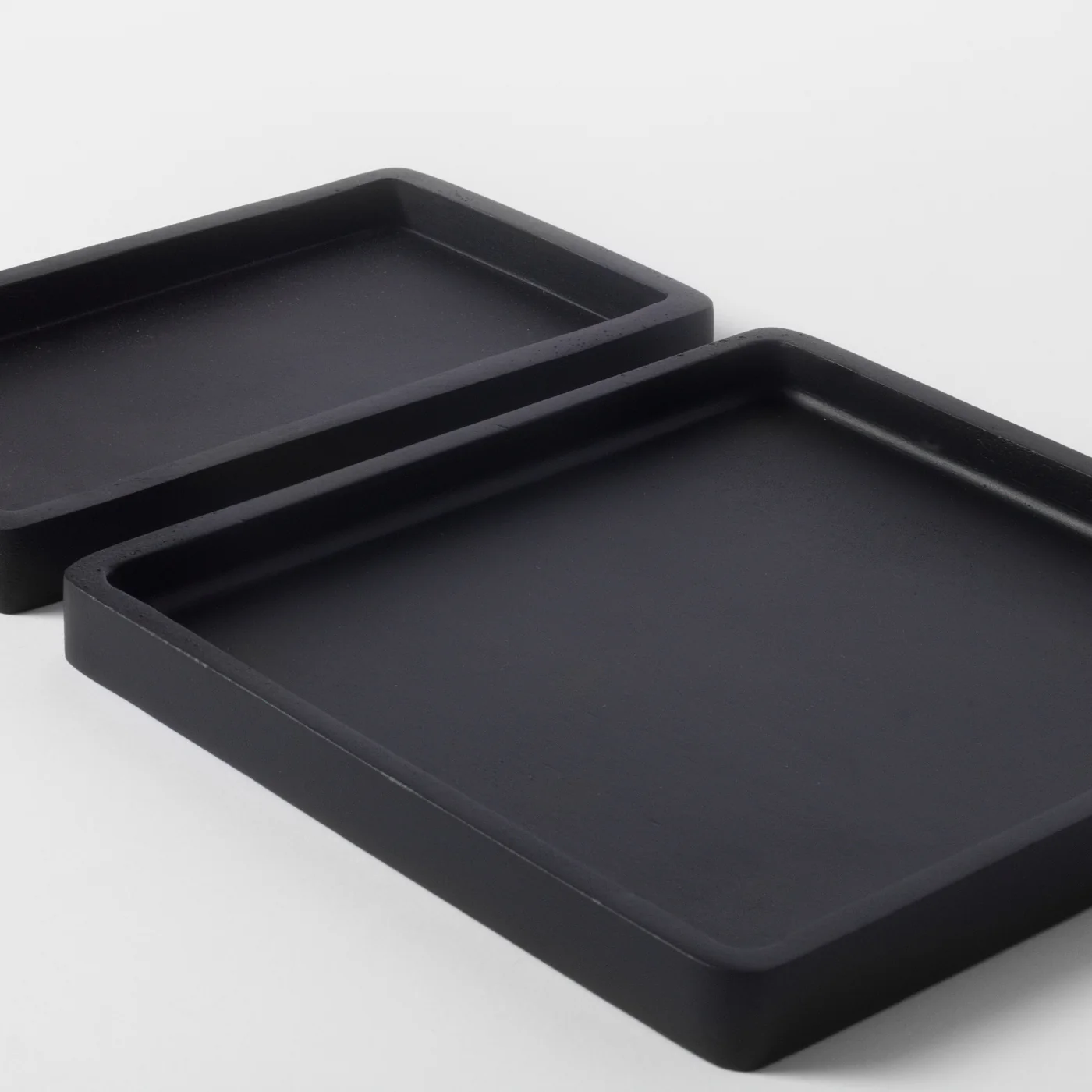 Studio Black Trays Set Of 2 - Image 2