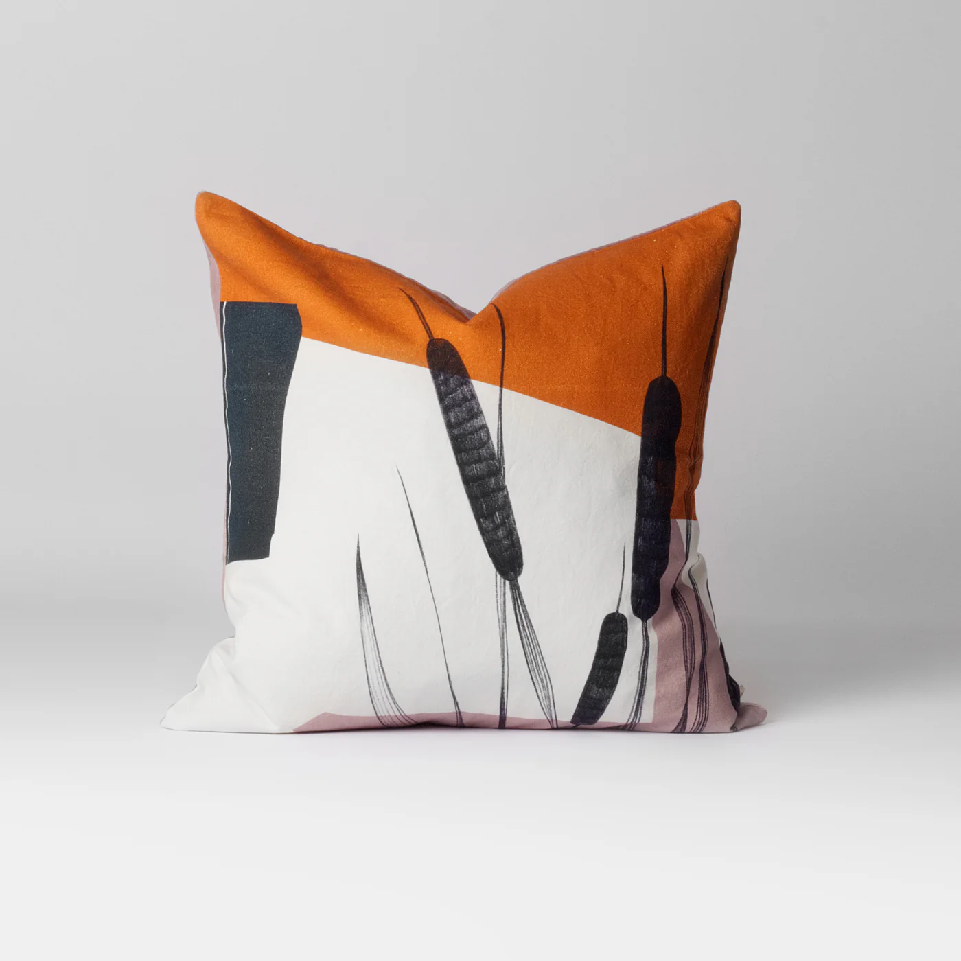 Uller Bulrush Cushion, Orange